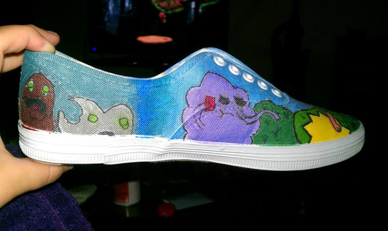 Illustration for article titled Adventure Time shoe update!